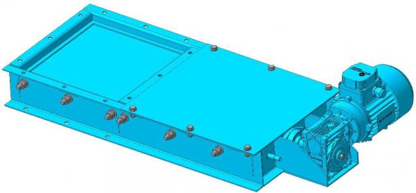 Задвижка реечная электрическая,   задвижка реечная ручная — фото 3